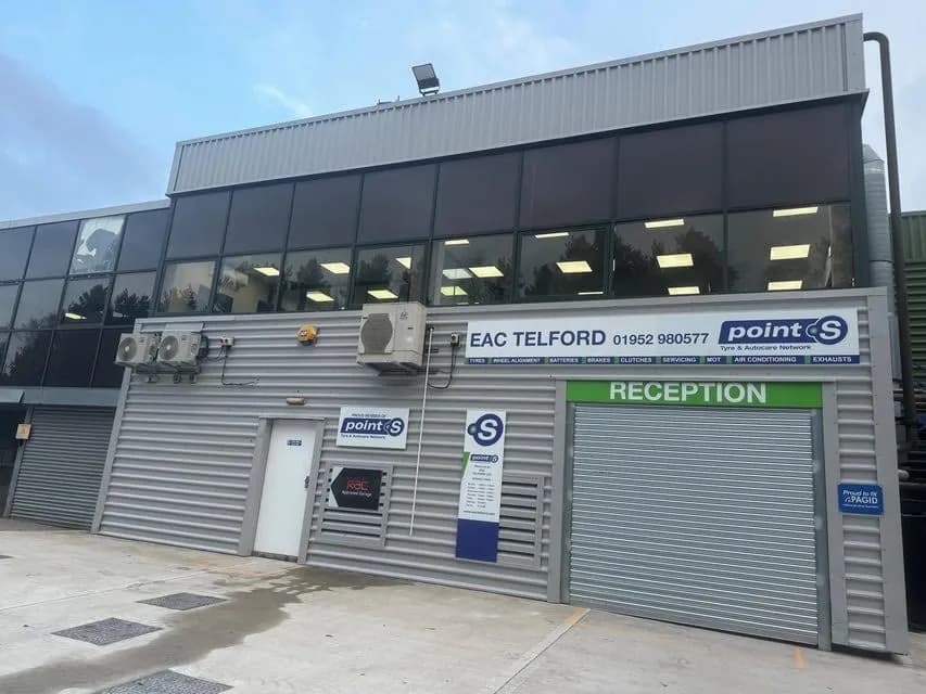 EAC Telford building with its reception entrance